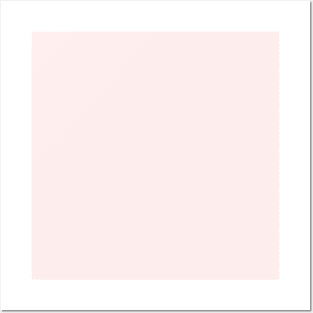 Solid bare Light Pink Monochrome Minimal Design Posters and Art